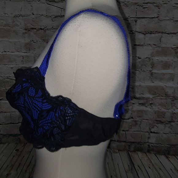 Adore Me Bra Size 38DDD Blue/Black - Picture 9 of 10